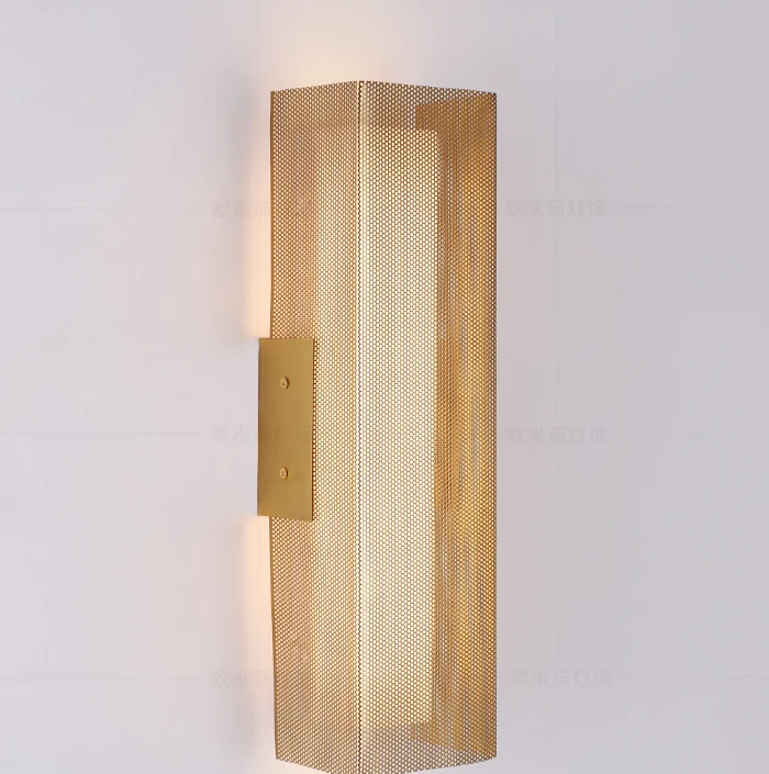 Postmodern minimalist mesh wall lamp gallery corridor aisle stairwell project simple teahouse decorative wall lamp
Postmodern minimalist mesh wall lamp gallery corridor aisle stairwell project simple teahouse decorative wall lamp
