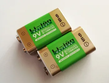 2pcs 6F22 9V Li-ion Lithium 800mAh Chemistry Rechargeable Battery For Electronic Instruments
2pcs 6F22 9V Li-ion Lithium 800mAh Chemistry Rechargeable Battery For Electronic Instruments