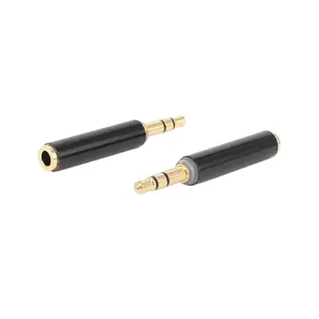 Stereo Brass 3.5mm 3 Pole Male to 4 Pole Female Audio Jack Adapter Converter Good quality
Stereo Brass 3.5mm 3 Pole Male to 4 Pole Female Audio Jack Adapter Converter Good quality