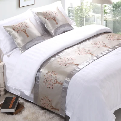 High grade trees lack blue bed runner European Style Embroidery Bedspread Pillowcase Decoration for Home Hotel Living Room
High grade trees lack blue bed runner European Style Embroidery Bedspread Pillowcase Decoration for Home Hotel Living Room