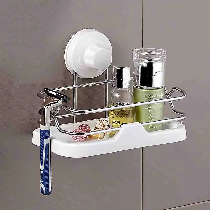 Durable Storage Racks Suction Cup Bathroom Tools Shelf With Removable Wall Mount Holder For Shampoo Bath Kitchen Organizers
Durable Storage Racks Suction Cup Bathroom Tools Shelf With Removable Wall Mount Holder For Shampoo Bath Kitchen Organizers