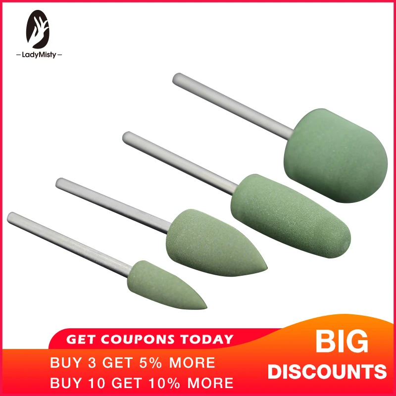 Ladymisty 5Type Silicone Polisher Grinders Nail Drill Bits For Electric Manicure Machine To Smoothing And Intial Polishing
Ladymisty 5Type Silicone Polisher Grinders Nail Drill Bits For Electric Manicure Machine To Smoothing And Intial Polishing