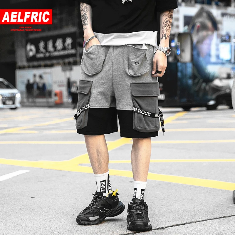 AELFRIC Cargo Shorts Mens Hip Hop 2019 Summer Letter Print Pockets Fashion Casual Male Knee Length Male Short Joggers Streetwear
AELFRIC Cargo Shorts Mens Hip Hop 2019 Summer Letter Print Pockets Fashion Casual Male Knee Length Male Short Joggers Streetwear