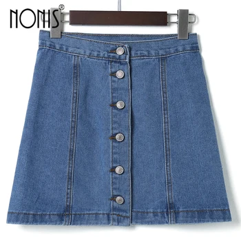 Nonis 2017 Fashion Women Denim Skirts Long Skirt High Waist Jeans Skirts Jeans Feminina Casual A-Line Skirt Tengying0329
Nonis 2017 Fashion Women Denim Skirts Long Skirt High Waist Jeans Skirts Jeans Feminina Casual A-Line Skirt Tengying0329