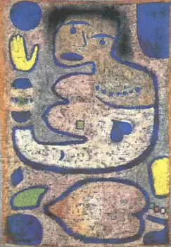 High quality Oil painting Canvas Reproductions Love Song by the New Moon (1939) by Paul Klee Painting hand painted
High quality Oil painting Canvas Reproductions Love Song by the New Moon (1939) by Paul Klee Painting hand painted