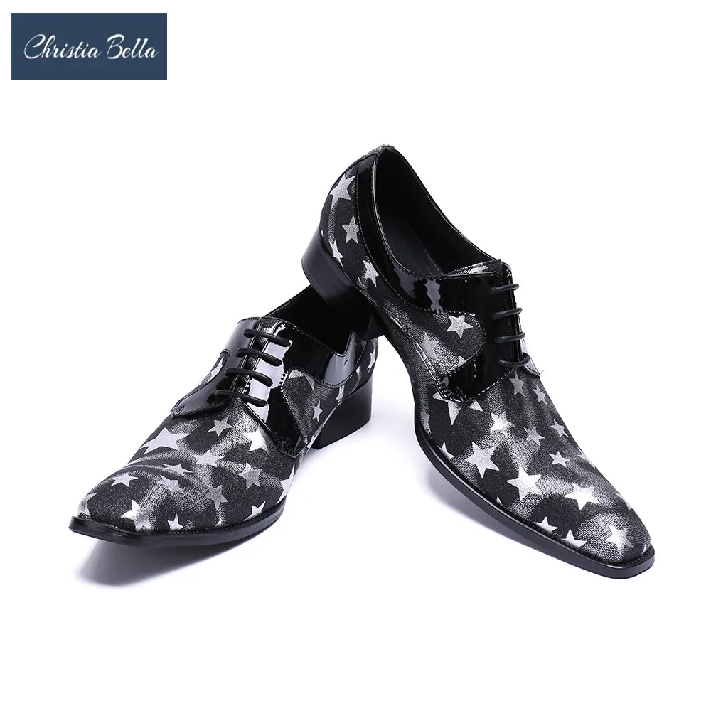 Christia Bella Plus-Size 38-47 Casual Luxury Print Patent Leather Formal Dress Shoes Wedding Oxford Shoes for Men Zapatos Hombre
Christia Bella Plus-Size 38-47 Casual Luxury Print Patent Leather Formal Dress Shoes Wedding Oxford Shoes for Men Zapatos Hombre