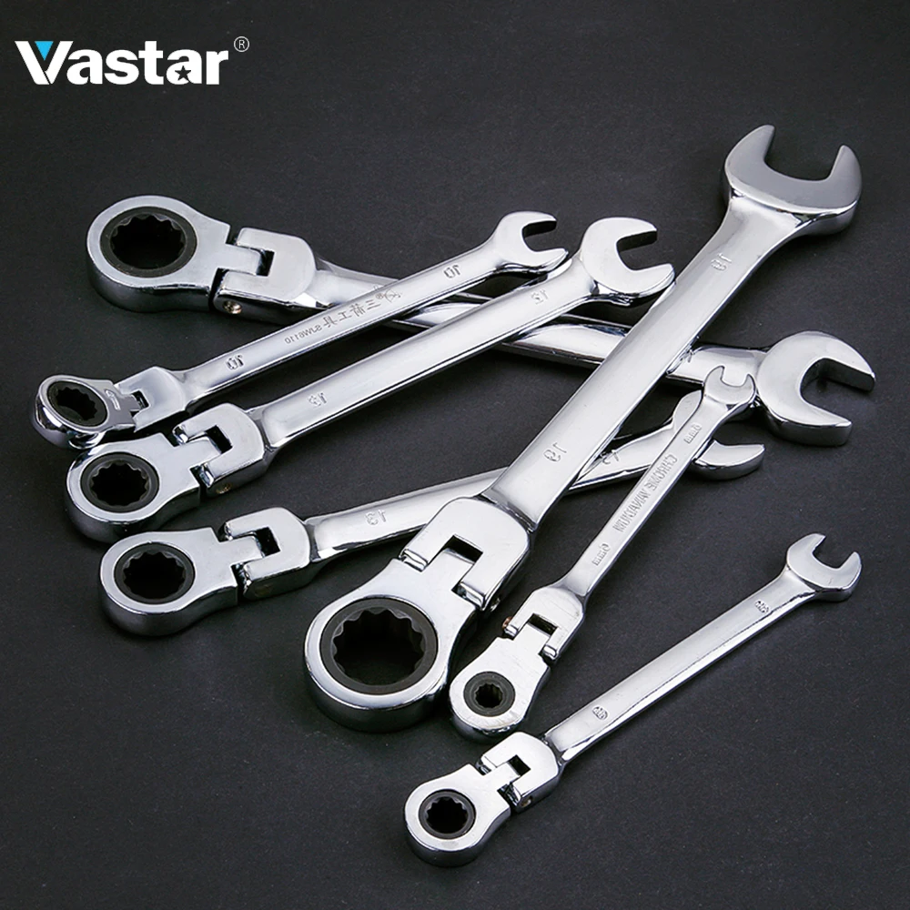 Vastar 1x Fixed Head Ratcheting Spanner Wrench Sets Hand Tools Ratchet Handle Wrenches 6/8/10/12/13/17/19mm
Vastar 1x Fixed Head Ratcheting Spanner Wrench Sets Hand Tools Ratchet Handle Wrenches 6/8/10/12/13/17/19mm