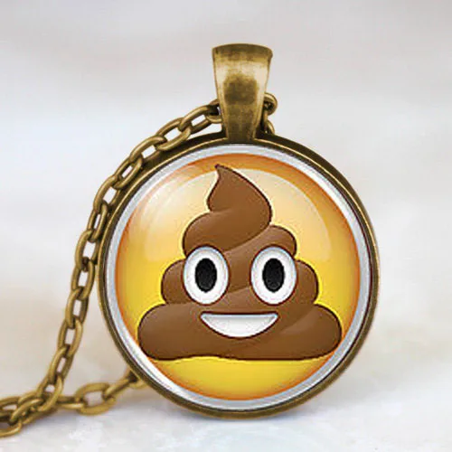 Pile Poo Poop Emoji Emoticon Geek Geeky Nerd Cabochon Mens funny Fashion Necklace Pendant steampunk Jewelry friends Gifts chain
Pile Poo Poop Emoji Emoticon Geek Geeky Nerd Cabochon Mens funny Fashion Necklace Pendant steampunk Jewelry friends Gifts chain