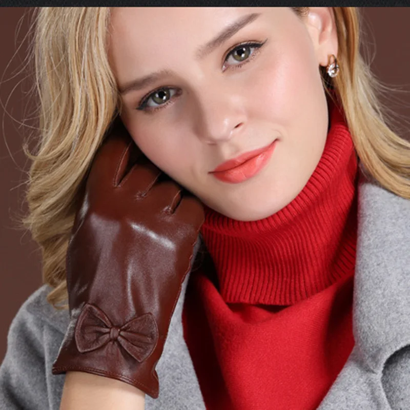 Women'S Winter Warm Real Leather Gloves High-End Goatskin Short Paragraph Plus Velvet Thick Winter Leather Gloves GR-60050-5
Women'S Winter Warm Real Leather Gloves High-End Goatskin Short Paragraph Plus Velvet Thick Winter Leather Gloves GR-60050-5