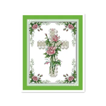 Joy Sunday Rose Cross Jesus Small Manual Sewing Furniture Fabric Accessories Decorative Cross Stitch Kit Wholesale Embroidery
Joy Sunday Rose Cross Jesus Small Manual Sewing Furniture Fabric Accessories Decorative Cross Stitch Kit Wholesale Embroidery