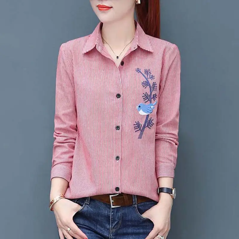 Casual Embroidery Shirts Women Blouse Shirt 2019 Long Sleeve Ladies Tops Women's Clothes Blusas
Casual Embroidery Shirts Women Blouse Shirt 2019 Long Sleeve Ladies Tops Women's Clothes Blusas