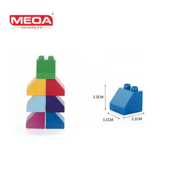 10pcs/lot Large Building Blocks Spare Parts 1X2 Oblique Big Size Bricks compatible with Duplo Bricks Enlighten Creative bricks
10pcs/lot Large Building Blocks Spare Parts 1X2 Oblique Big Size Bricks compatible with Duplo Bricks Enlighten Creative bricks