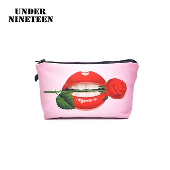 Under Nineteen 2019 Lip Make UP Bag Necessaire Cosmetic cases 3D printing Travel Toiletry Organizer Bag Wholesale Womens' Gifts
Under Nineteen 2019 Lip Make UP Bag Necessaire Cosmetic cases 3D printing Travel Toiletry Organizer Bag Wholesale Womens' Gifts