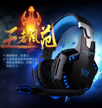 Gaming Headphone casque Kotion EACH G2000 Best Computer Stereo Deep Bass Game Earphone Headset with Mic LED Light for PC Gamer
Gaming Headphone casque Kotion EACH G2000 Best Computer Stereo Deep Bass Game Earphone Headset with Mic LED Light for PC Gamer