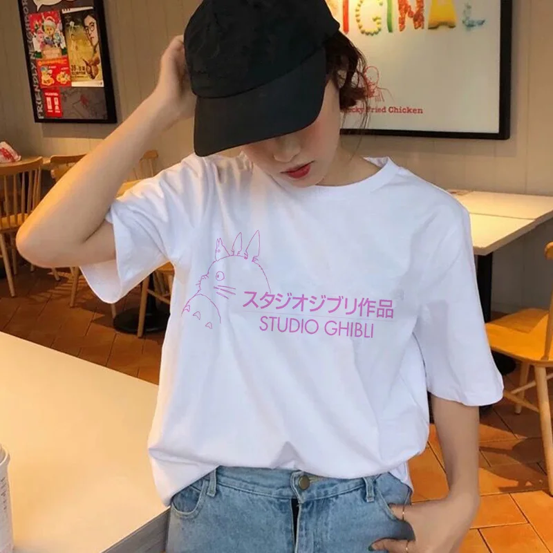 totoro t shirt women shirts fashion tshirt korean kawaii clothes Graphic t-shirt harajuku female top tee ulzzang Casual femme
totoro t shirt women shirts fashion tshirt korean kawaii clothes Graphic t-shirt harajuku female top tee ulzzang Casual femme