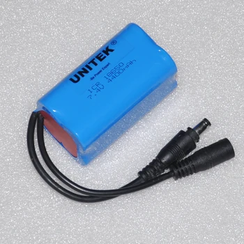 7.4v 4400MAH Rechargeable 18650 Li-ion Battery lithium ion pack protected for loudspeaker audio amplifier fever heated clothes
7.4v 4400MAH Rechargeable 18650 Li-ion Battery lithium ion pack protected for loudspeaker audio amplifier fever heated clothes