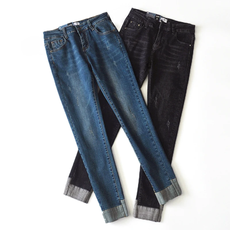 Women Vintage style Mid Waist Jeans Elastic Femme Washed Blue Denim Skinny Jeans Classic Pencil Pants black spring autumn
Women Vintage style Mid Waist Jeans Elastic Femme Washed Blue Denim Skinny Jeans Classic Pencil Pants black spring autumn