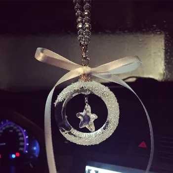 Transparent Crystal Bowknot Car Rear View Mirror Star Ornaments Diamond Car Pendant Edition Ornament Decoration Christmas Gift
Transparent Crystal Bowknot Car Rear View Mirror Star Ornaments Diamond Car Pendant Edition Ornament Decoration Christmas Gift