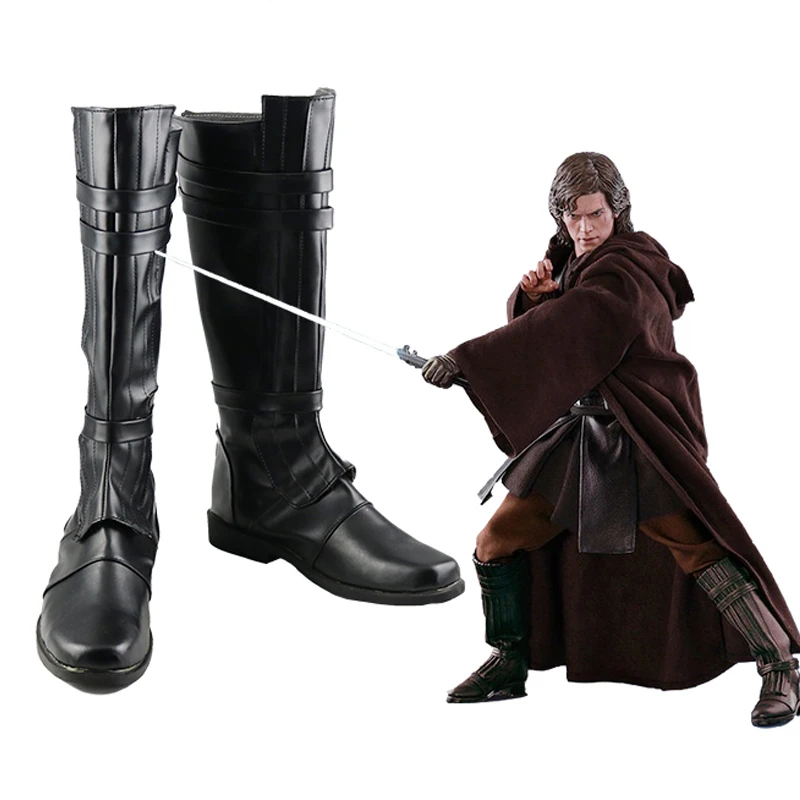 Star Wars Anakin Skywalker Black Cosplay Shoes Boots Halloween Carnival Cosplay Costume Accessories
Star Wars Anakin Skywalker Black Cosplay Shoes Boots Halloween Carnival Cosplay Costume Accessories