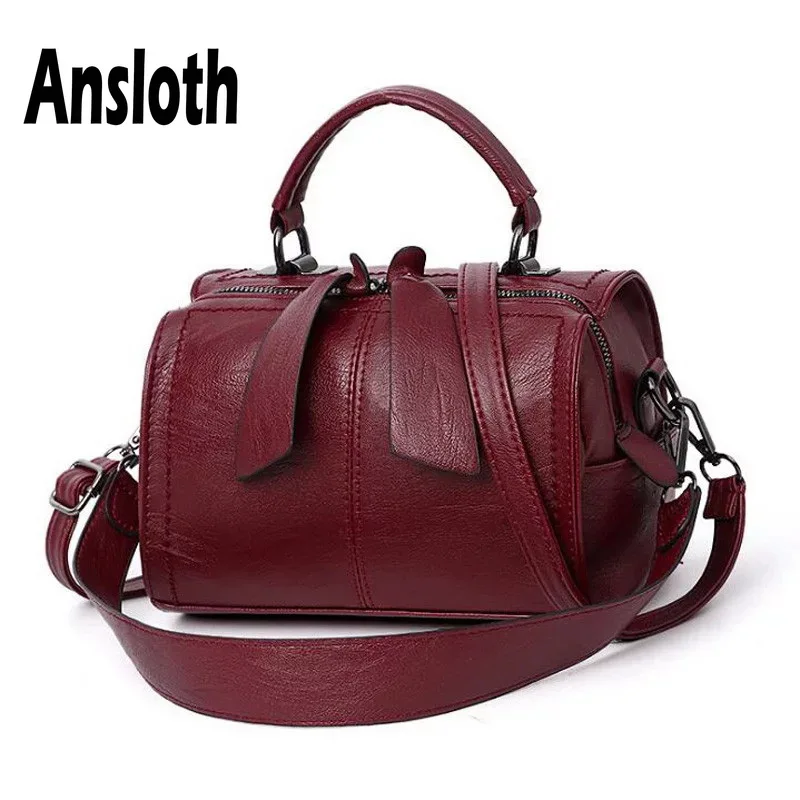 Ansloth Solid Color Barrel-shaped Bag Women Quality PU Leather Handbag Ladies Classic Shoulder Bag Female Hand Bag Tote HPS636
Ansloth Solid Color Barrel-shaped Bag Women Quality PU Leather Handbag Ladies Classic Shoulder Bag Female Hand Bag Tote HPS636