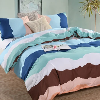 WINLIFE Colorful Bedding Set with Semicircle Wave Printed Microfiber Duvet Cover 3 PCS
WINLIFE Colorful Bedding Set with Semicircle Wave Printed Microfiber Duvet Cover 3 PCS