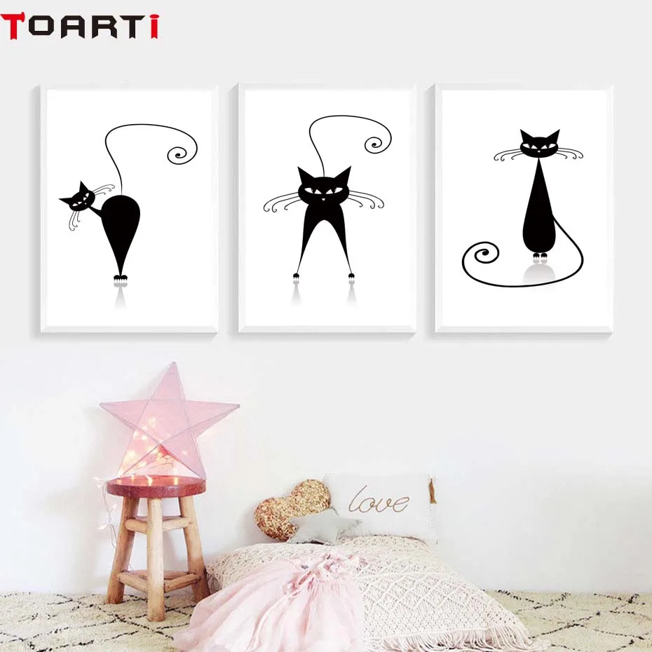 Abstract Cat Wall Art Canvas Painting Nordic Posters And Prints Black White Animals Wall Pictures Baby Kids Room Decor
Abstract Cat Wall Art Canvas Painting Nordic Posters And Prints Black White Animals Wall Pictures Baby Kids Room Decor