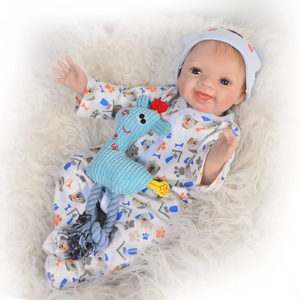 55cm Silicone Reborn Baby boy Doll Realistic Handsome Newborn Bebe Alive girls Birthday Gift Play House Toy doll mini plush toy
55cm Silicone Reborn Baby boy Doll Realistic Handsome Newborn Bebe Alive girls Birthday Gift Play House Toy doll mini plush toy