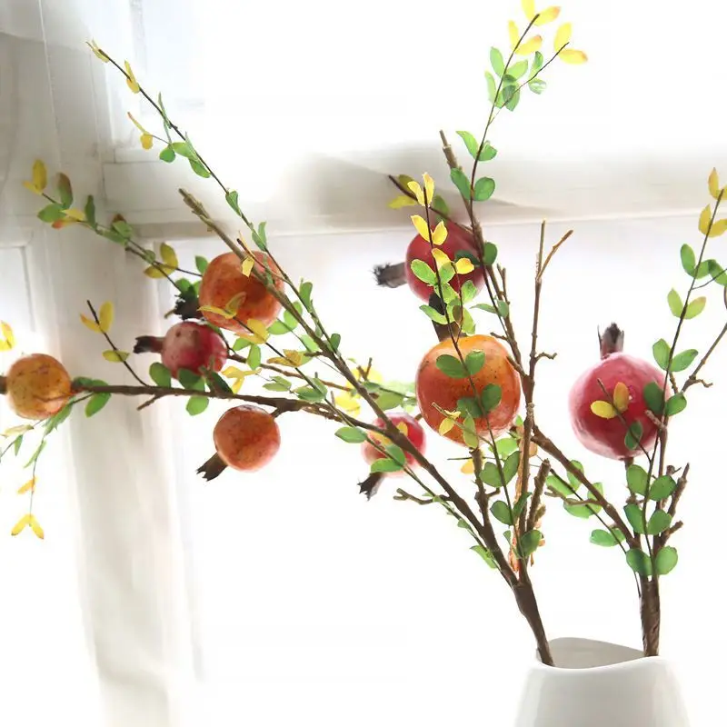 Artificial Plant Pomegranate Berry 67cm DIY Home Christmas Decoration Wedding Party Decoration Plant Wall Accessories Wholesale
Artificial Plant Pomegranate Berry 67cm DIY Home Christmas Decoration Wedding Party Decoration Plant Wall Accessories Wholesale