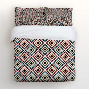 Duvet Cover Set with Zipper Closure, Traditional Geometry Pattern Print, 4pcs Bedding Sets with Relaxed Soft
Duvet Cover Set with Zipper Closure, Traditional Geometry Pattern Print, 4pcs Bedding Sets with Relaxed Soft