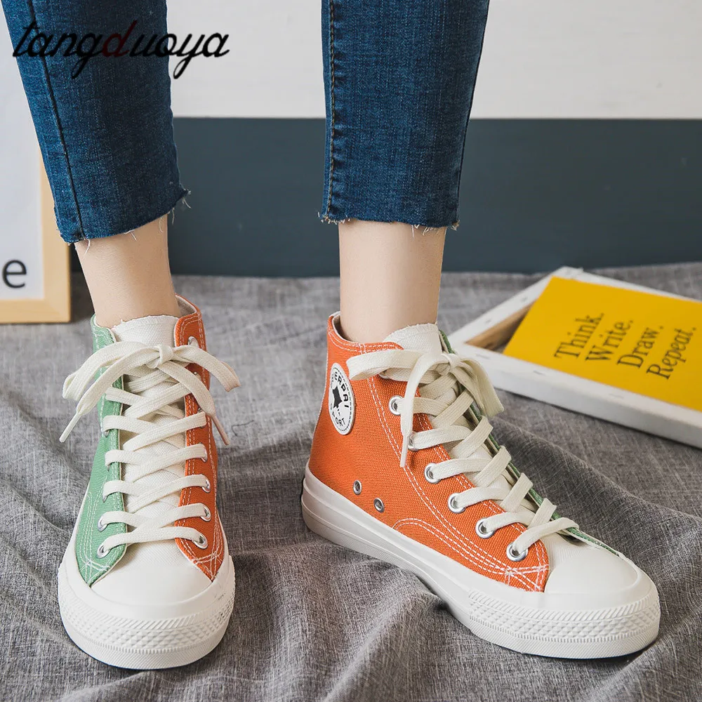 vulcanized shoes woman mixed colors casual shoes women summer flats women breathable high top canvas shoes zapatillas mujer
vulcanized shoes woman mixed colors casual shoes women summer flats women breathable high top canvas shoes zapatillas mujer