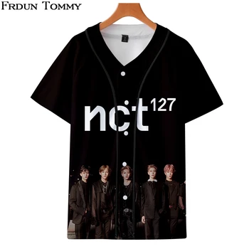 3D NCT 127 Short Sleeve Baseball Jacket Tee Cool Fashion Hot Menber Team Popular Tee Casual Unisex Kpop Clothes
3D NCT 127 Short Sleeve Baseball Jacket Tee Cool Fashion Hot Menber Team Popular Tee Casual Unisex Kpop Clothes