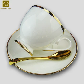 Bone Porcelain European Creative Coffee Cup Set Ceramic Tray Kung Fu China Teacups Theekop En Schotel Chinese Pottery WKD060
Bone Porcelain European Creative Coffee Cup Set Ceramic Tray Kung Fu China Teacups Theekop En Schotel Chinese Pottery WKD060