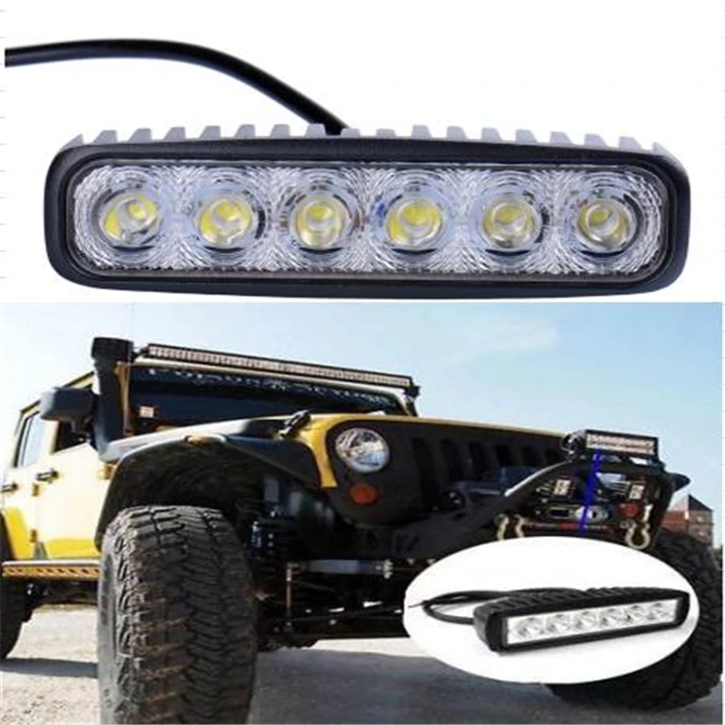1pcs 18W LED Work Light Motorcycle Fog Lamp Driving Light Bar For 4x4 Offroad SUV Car Truck Trailer Tractor ATV Motorcycle light
1pcs 18W LED Work Light Motorcycle Fog Lamp Driving Light Bar For 4x4 Offroad SUV Car Truck Trailer Tractor ATV Motorcycle light