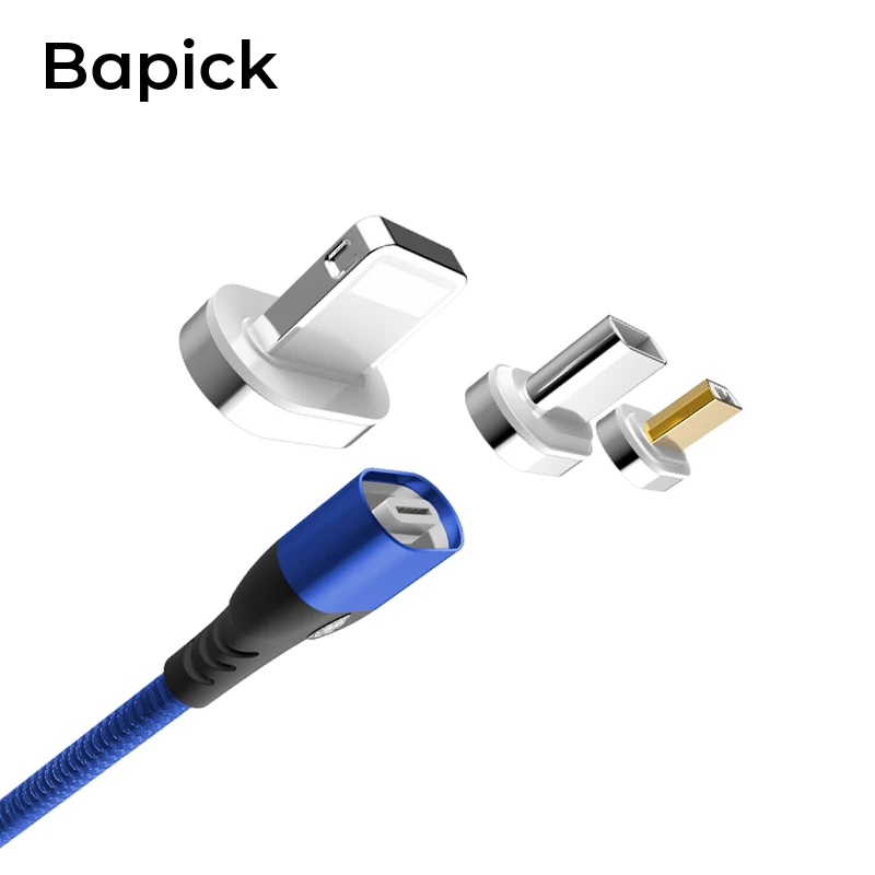 Bapick LED 2M Type C Micro USB Cable Magnetic USB Charger Cable for Iphone Samsung USB Mobile Phone Wire Cord Charging Cable
Bapick LED 2M Type C Micro USB Cable Magnetic USB Charger Cable for Iphone Samsung USB Mobile Phone Wire Cord Charging Cable