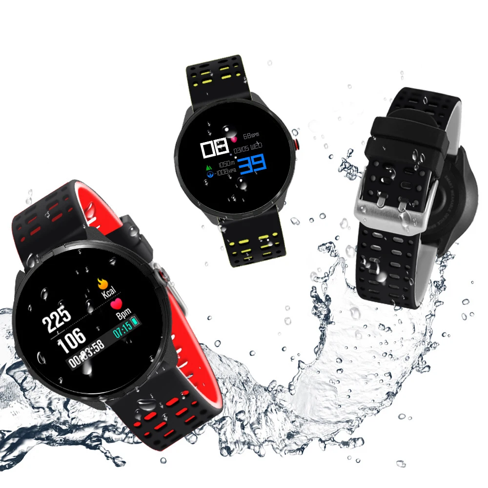 New Utility 1.04" Color Screen Smart Sport Bracelet Band Bluetooth Watch Heart Rate Sleep Detection Fitness Tracker Pedometer |