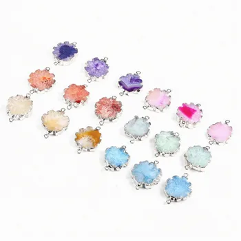 Natural Stone Pendant Irregular Stone Double Hole Connector Charm Beads DIY Pendant Jewelry Accessories
Natural Stone Pendant Irregular Stone Double Hole Connector Charm Beads DIY Pendant Jewelry Accessories