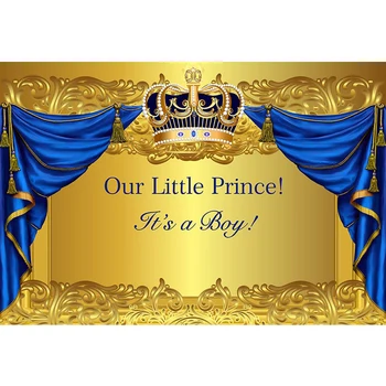 Happy Birthday Backdrop for Baby Boy Shower Printed Gold Crown Blue Curtains Customized Texts Kids Party Theme Photo Background
Happy Birthday Backdrop for Baby Boy Shower Printed Gold Crown Blue Curtains Customized Texts Kids Party Theme Photo Background