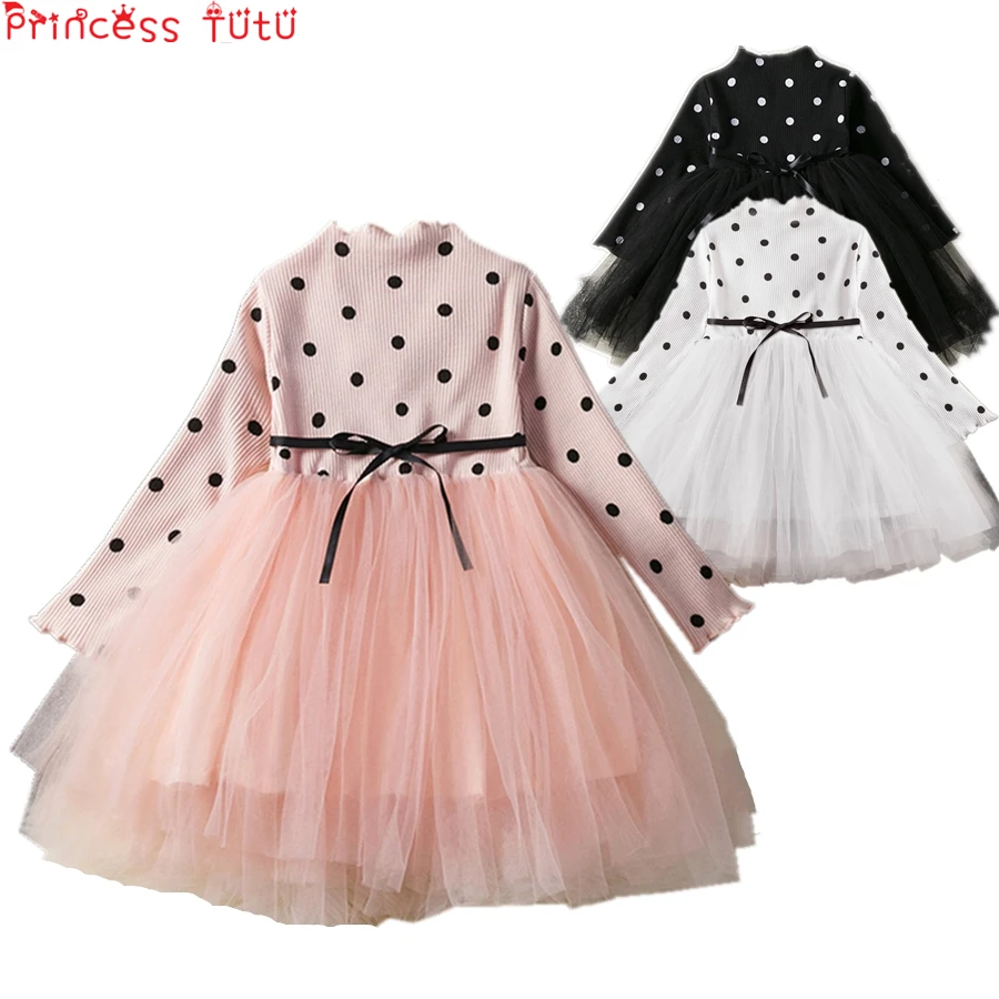Colorful Dot Baby Cotton Long Sleeve Casual Dress Girl Spring&Autumn Korean Version Mesh Princess Dress With Belt Party Clothing
Colorful Dot Baby Cotton Long Sleeve Casual Dress Girl Spring&Autumn Korean Version Mesh Princess Dress With Belt Party Clothing
