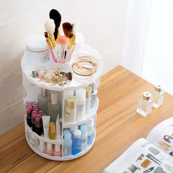 Makeup Organizer 360 Rotating Storage Box For Bathroom Dressing Table Cosmetic Lipstick Jewelry Makeup Organizer
Makeup Organizer 360 Rotating Storage Box For Bathroom Dressing Table Cosmetic Lipstick Jewelry Makeup Organizer