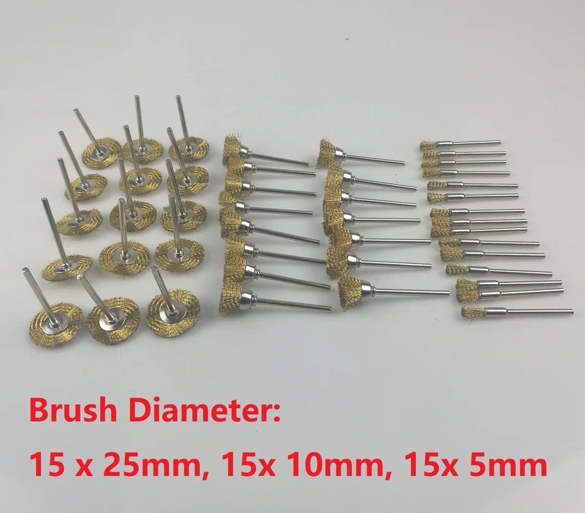 45pcs/set New Steel Wire Wheel Brushes Set Assorted Kit Accessories for Rotary Tool Tool accessories
45pcs/set New Steel Wire Wheel Brushes Set Assorted Kit Accessories for Rotary Tool Tool accessories