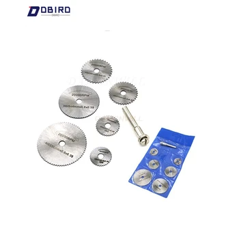 7PCS HSS Rotary Tool 22 /25 /32 /35 /44 /50mm Circular Saw Blades Cutting Discs Mandrel For Dremel Cut off
7PCS HSS Rotary Tool 22 /25 /32 /35 /44 /50mm Circular Saw Blades Cutting Discs Mandrel For Dremel Cut off