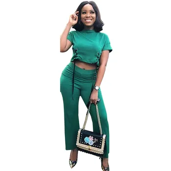 Spring Summer Women Two Piece Set Top and Pants Plus Size Outfits Tracksuit Sweatsuit Bandage Solid Casual Sets Long Trousers
Spring Summer Women Two Piece Set Top and Pants Plus Size Outfits Tracksuit Sweatsuit Bandage Solid Casual Sets Long Trousers