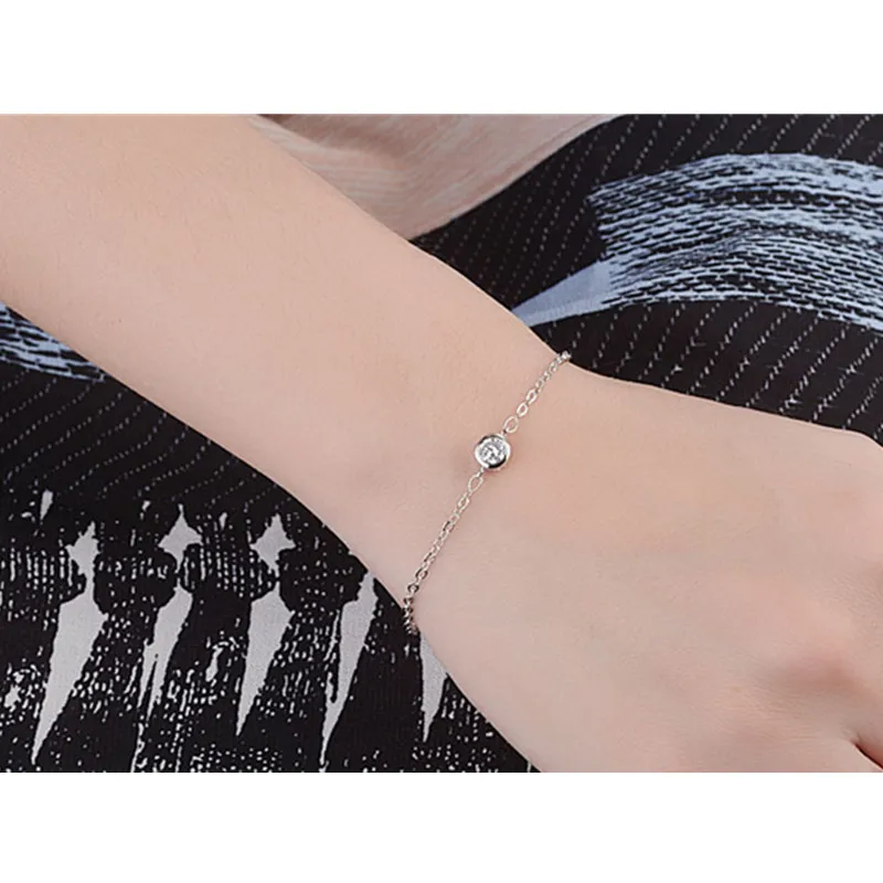 LUKENI Cute Crystal Round Female Bracelets Jewelry Top Quality 925 Sterling Silver Bangles Bracelets For Girl Lady Party Bijou
LUKENI Cute Crystal Round Female Bracelets Jewelry Top Quality 925 Sterling Silver Bangles Bracelets For Girl Lady Party Bijou