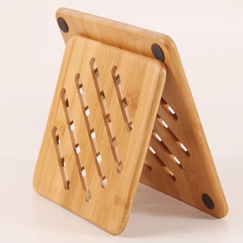 Table Solid Bamboo Trivet Home Kitchen Bamboo Hot Pads Trivet, Heat Resistant Pads Teapot Trivet with Non-slip Pads
Table Solid Bamboo Trivet Home Kitchen Bamboo Hot Pads Trivet, Heat Resistant Pads Teapot Trivet with Non-slip Pads