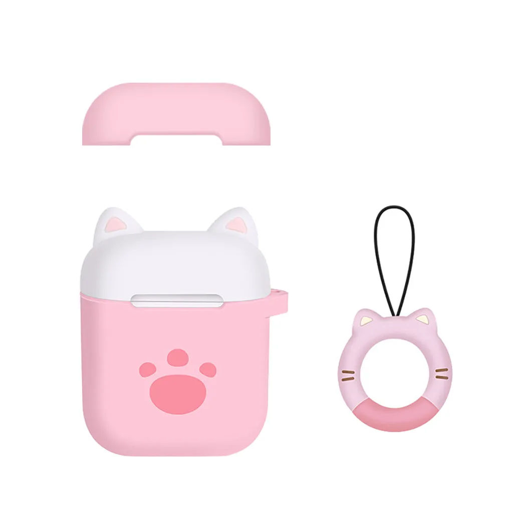VOBERRY 2019 New Cute Silicone Protective Case Cover Key Chain Pouch Skin For Airpods Earphones Earphone Covers Pink
VOBERRY 2019 New Cute Silicone Protective Case Cover Key Chain Pouch Skin For Airpods Earphones Earphone Covers Pink