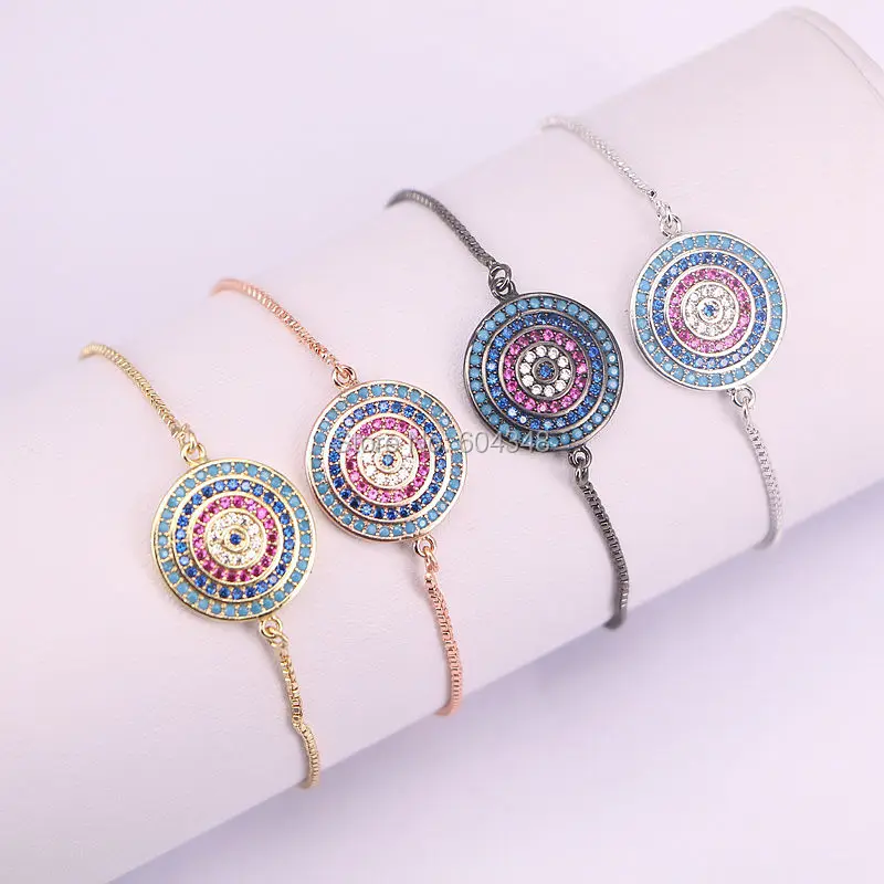 10PCS ZYZ149-6005 Women bracelets Micro Pave CZ Eye connector beads bracelet mix color adjustable chain macrame bracelet
10PCS ZYZ149-6005 Women bracelets Micro Pave CZ Eye connector beads bracelet mix color adjustable chain macrame bracelet