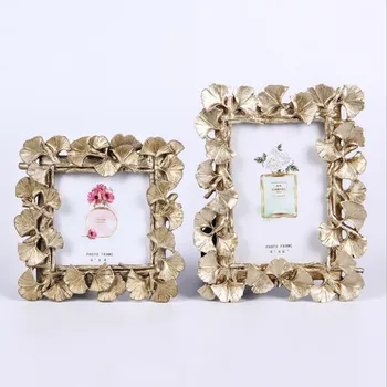 Golden Ginkgo Leaf Photo Frame Nordic Wedding Photography European Vintage Resin Photo Frame Home Decoration
Golden Ginkgo Leaf Photo Frame Nordic Wedding Photography European Vintage Resin Photo Frame Home Decoration