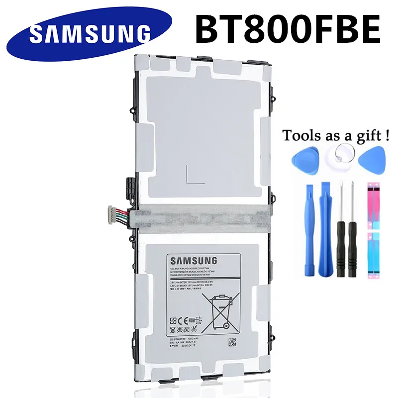 SAMSUNG Tablet Battery EB-BT800FBE For Samsung Galaxy Tab S 10.5 T800 T801 T805 7900mAh Genuine Replacement Battery + free tools
SAMSUNG Tablet Battery EB-BT800FBE For Samsung Galaxy Tab S 10.5 T800 T801 T805 7900mAh Genuine Replacement Battery + free tools