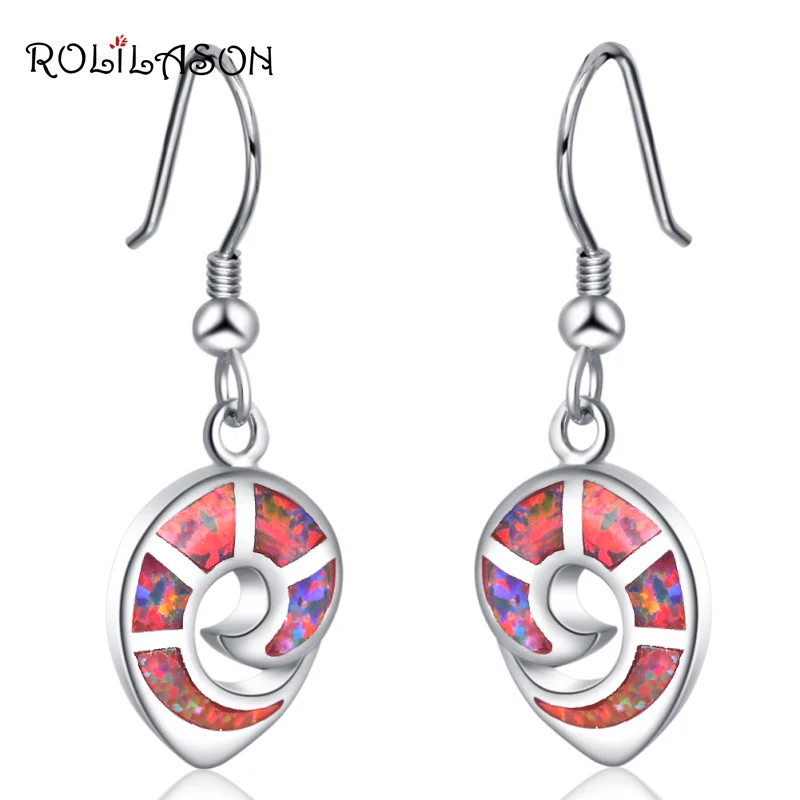 ROLILASON simple design For Women orange fire opal Drop Earrings 925 Silver stamped fashion Jewelry OE762
ROLILASON simple design For Women orange fire opal Drop Earrings 925 Silver stamped fashion Jewelry OE762