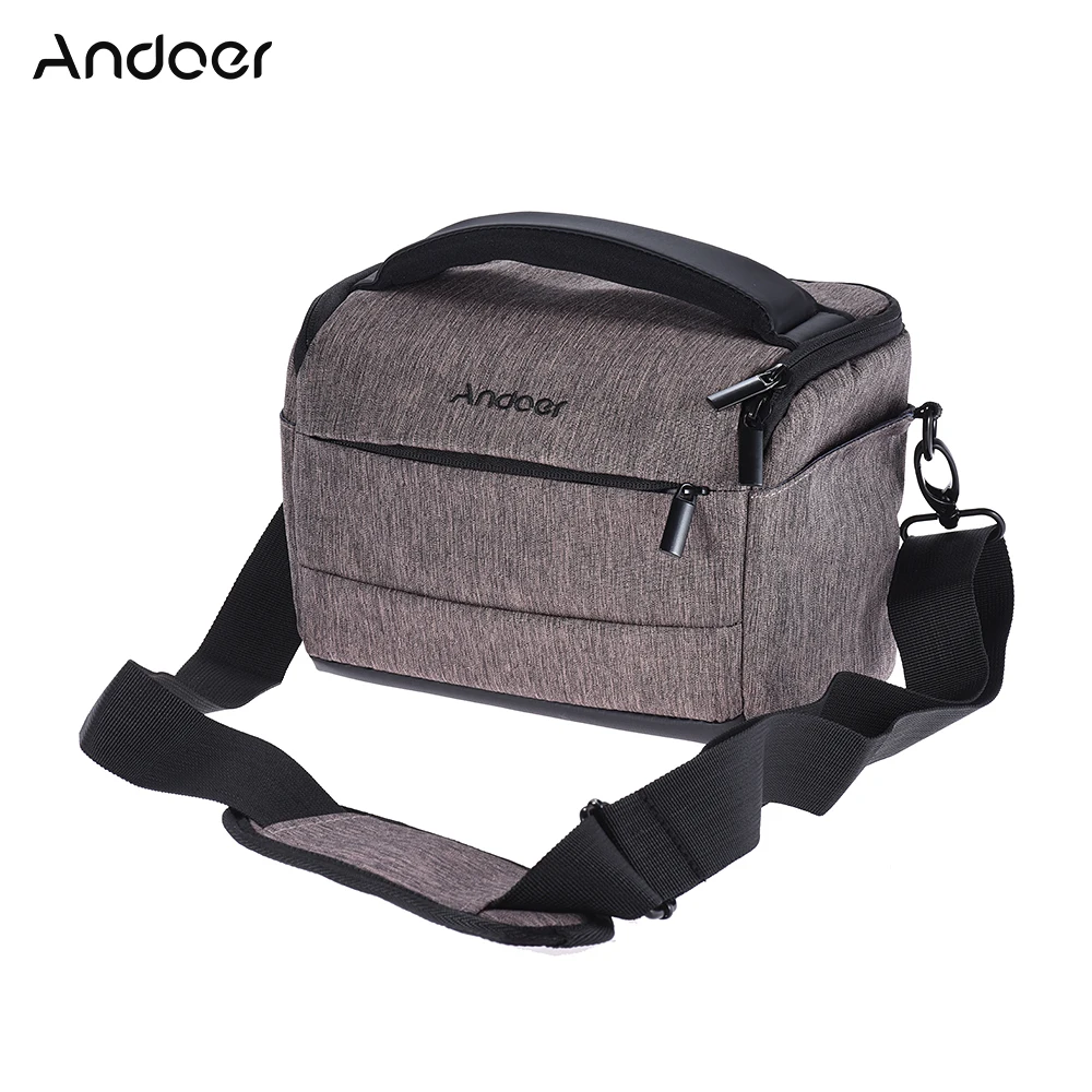 Andoer Cuboid-shaped DSLR Camera Shoulder Bag Portable Fashion Polyester Camera Case for Canon Nikon Sony FujiFilm Olympus
Andoer Cuboid-shaped DSLR Camera Shoulder Bag Portable Fashion Polyester Camera Case for Canon Nikon Sony FujiFilm Olympus